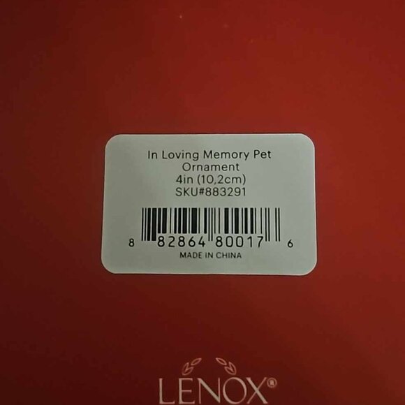 Lenox Memory Ornament - Picture 3 of 3